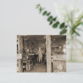 シガーストアインテリア、1900年頃 ポストカード (スタンド正面)