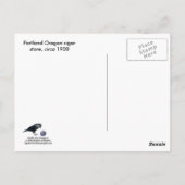 シガーストア、1900年頃 ポストカード (裏面)