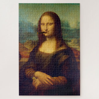 シガースモカーモナ絵画リサおもしろいズ ジグソーパズル