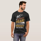 シガースモーカー喫煙引用文 Tシャツ (正面フル)