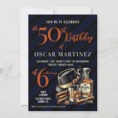 シガーズアンドバーボンバースデーパーティー 招待状 (正面)