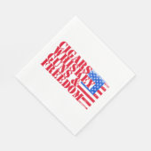 シガーズウイスキー銃と自由 スタンダードランチョンナプキン (角)