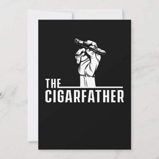 シガーファーシガー喫煙者フミドール葉巻の恋人ギフト 招待状 (正面)