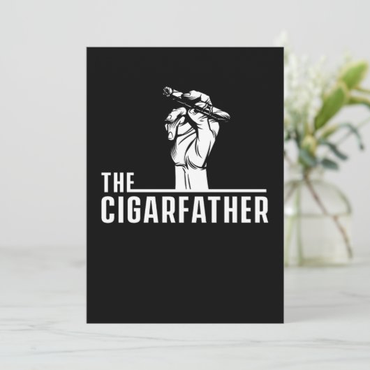 シガーファーシガー喫煙者フミドール葉巻の恋人ギフト 招待状 (スタンド正面)
