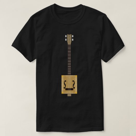 シガーボックスギター6 Tシャツ (デザイン正面)