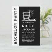 シガーモダンズ&ウイスキーバチュラーパーティ 招待状 (スタンド正面)