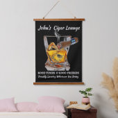 シガーラウンジ 吊り下げ型タペストリー (寝室)