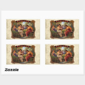 シガーラディアナヴィンテージタバコ 長方形シール (シート)