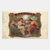 シガーラディアナヴィンテージタバコ 長方形シール (正面)