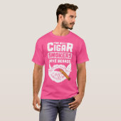シガー最高のプの喫煙者はシガーの喫煙者に向いている Tシャツ (正面フル)