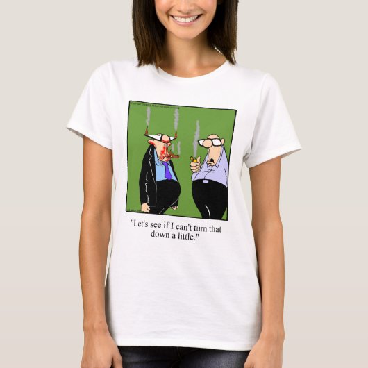 シガー笑わされるギフト！ Tシャツ (正面)