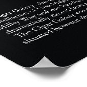 シガー銀河系(M82)ポスター ポスター (角)