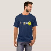 シガー + 打撃=幸福 Tシャツ (正面フル)