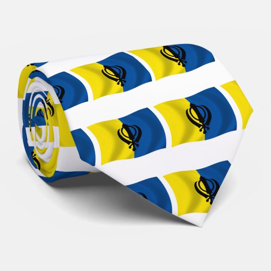 シキズム国旗のタイ ネクタイ (ロール)