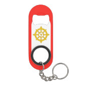 シキム国旗 キーホルダー栓抜き (裏面)