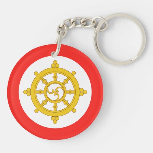 シキム国旗 キーホルダー (裏面)