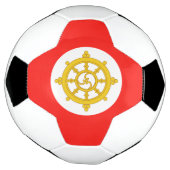 シキム国旗 サッカーボール (回転)