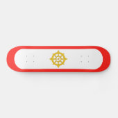 シキム国旗 スケートボード (横)