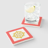 シキム国旗 ストーンコースター (横)