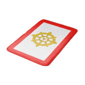 シキム国旗 バスマット (アングル)