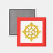 シキム国旗 マグネット (正面/裏面)