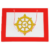 シキム国旗 ラージペーパーバッグ (正面)