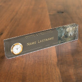 シキンズフォレスト名前をカスタムするプレート デスクネームプレート (側面)