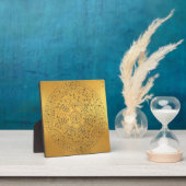 シギラムデイエメシギルオカルトペンタグラム金ゴールド フォトプラーク (インサイチュ)