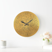 シギラムデイエメシギルオカルトペンタグラム金ゴールド ラージ壁時計 (ホーム)