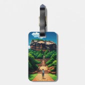 シギリヤ岩の要塞スリランカ ラゲッジタグ (裏面縦)