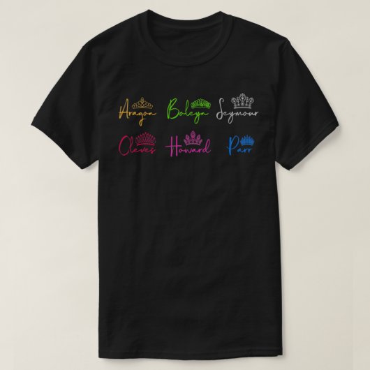 シクイーンズ&クラウンズシザミュージカル Tシャツ (デザイン正面)