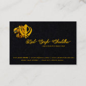 シクカンダパンジャビカルサシーク文字の記号 名刺 (正面)