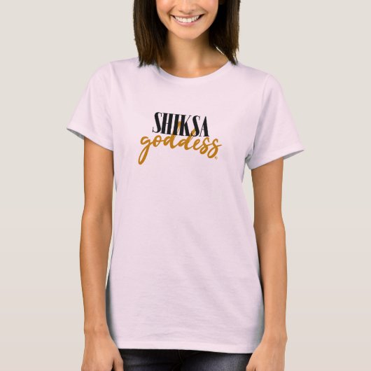 シクサの女神 ユダヤ 90年代 タイポグラフィー スローガン Tシャツ (正面)