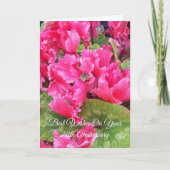 シクパーソナライズされたクラメン結婚70周年 カード (正面)