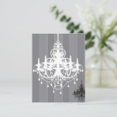 シクラシックャンデリア招待状 招待状 (スタンド正面)