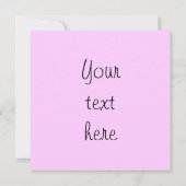 シクラメンによっては招待状が開花します 招待状 (裏面)