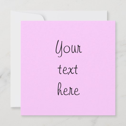 シクラメンによっては招待状が開花します 招待状 (裏面)