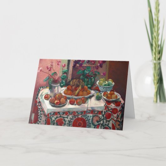 シクラメンの静物詩 | アンリマンギン カード (正面)