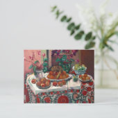 シクラメンの静物詩 | アンリマンギン ポストカード (スタンド正面)