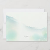 シクラメンフラワーズ招待状 招待状 (裏面)