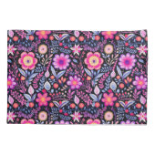 シクラメンフラワーズ開花ヴィンテージエレガンスフローラ 枕カバー (裏面)