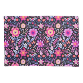 シクラメンフラワーズ開花ヴィンテージエレガンスフローラ 枕カバー