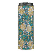 シクラメンブルーアールヌーボー花壁紙 タンブラー (裏面)