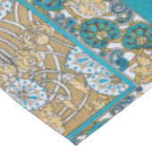 シクラメンブルーアールヌーボー花壁紙 テーブルクロス (アングル)