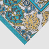 シクラメンブルーアールヌーボー花壁紙 薄葉紙 (詳細)