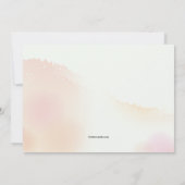 シクラメン植物ノテカード ノートカード (裏面)