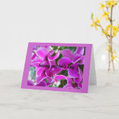 シクラメン カード (黄色い花)