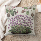 シクラメン: 1.Cyclamen serotinumのfoliisのhederaceis; クッション (ブランケット)