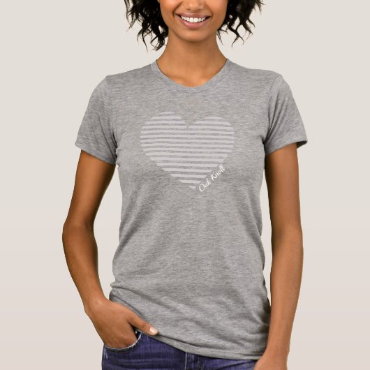 (シクリックャツの色を変えること)オークノルハート Tシャツ (正面)