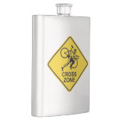 シクロクロスゾーン道路標識 フラスク (右)